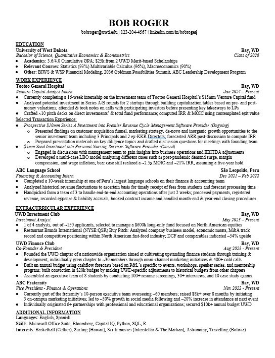Resume Example